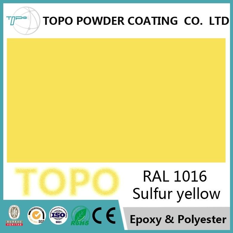 RALの顕著な光沢の保持に塗る1016の硫黄黄色く純粋なポリエステル粉