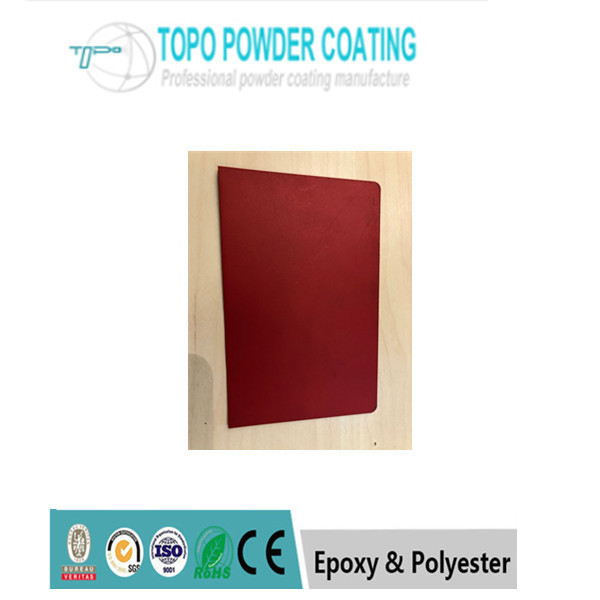 低い光沢のある赤い色静電気のエポキシ ポリエステル粉のコーティングRAL3011