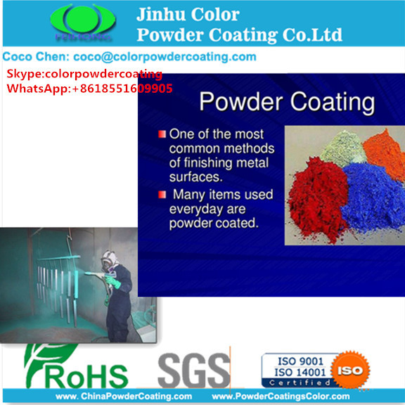 静電気の光沢のある滑らかな粉のコーティング ポリエステル樹脂無鉛RAL 1018