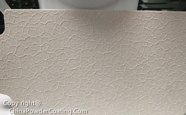 白く黒いワニ パターン粉のコーティングの粉のペンキの大きい質は構成した